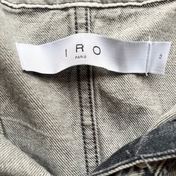 NWOT IRO GARDANNE OVERALL IN SMOKE GREY - 32 (2) - Picture 3 of 9